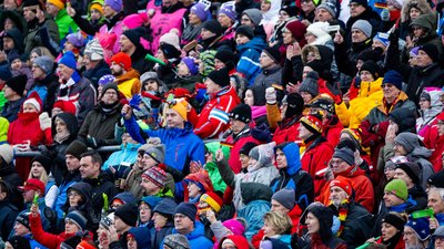 Fans in Oberhof