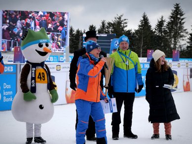 Petra Kühn has been awarded the Thuringian Ski Association's silver badge of honor