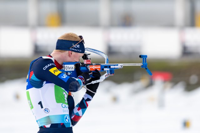 Johannes Thingnes Boe at the BMW IBU World Championships Biathlon Oberhof 2023