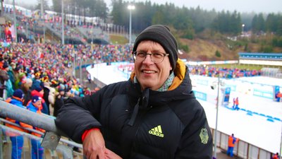 DOSB-Präsident Thomas Weikert beim BMW IBU Weltcup Biathlon Oberhof 2024