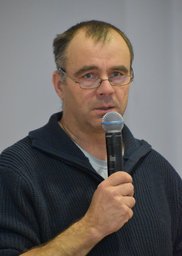 Caption: Mario Milde-Apel stellte sich als neuer Wettkampfleiter vor. Foto: Susann Eberlein/Oberhofer Sport und Event GmbH