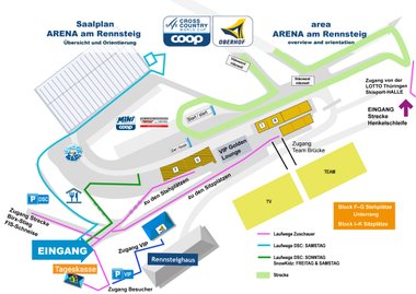 Arena plan Coop FIS Cross-Country World Cup 2024