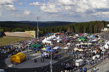 LOTTO Thüringen ARENA at the Rennsteig for the "Firmenlauf" (company run) THÜRINGENS SÜDEN