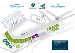 Area plan BMW IBU World Cup Biathlon Oberhof 2025